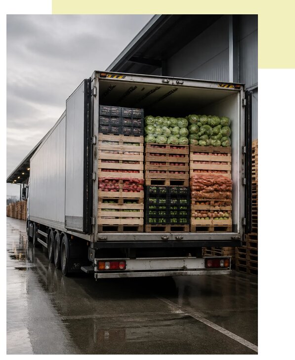 Перевозка плодоовощной продукции в Гуково по цене от 5133 р. | Агросервис-Гкв